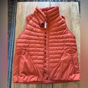 Lululemon Orange Puffer Vest Size 10